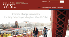 Desktop Screenshot of climatewise.org