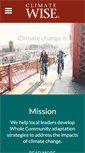 Mobile Screenshot of climatewise.org